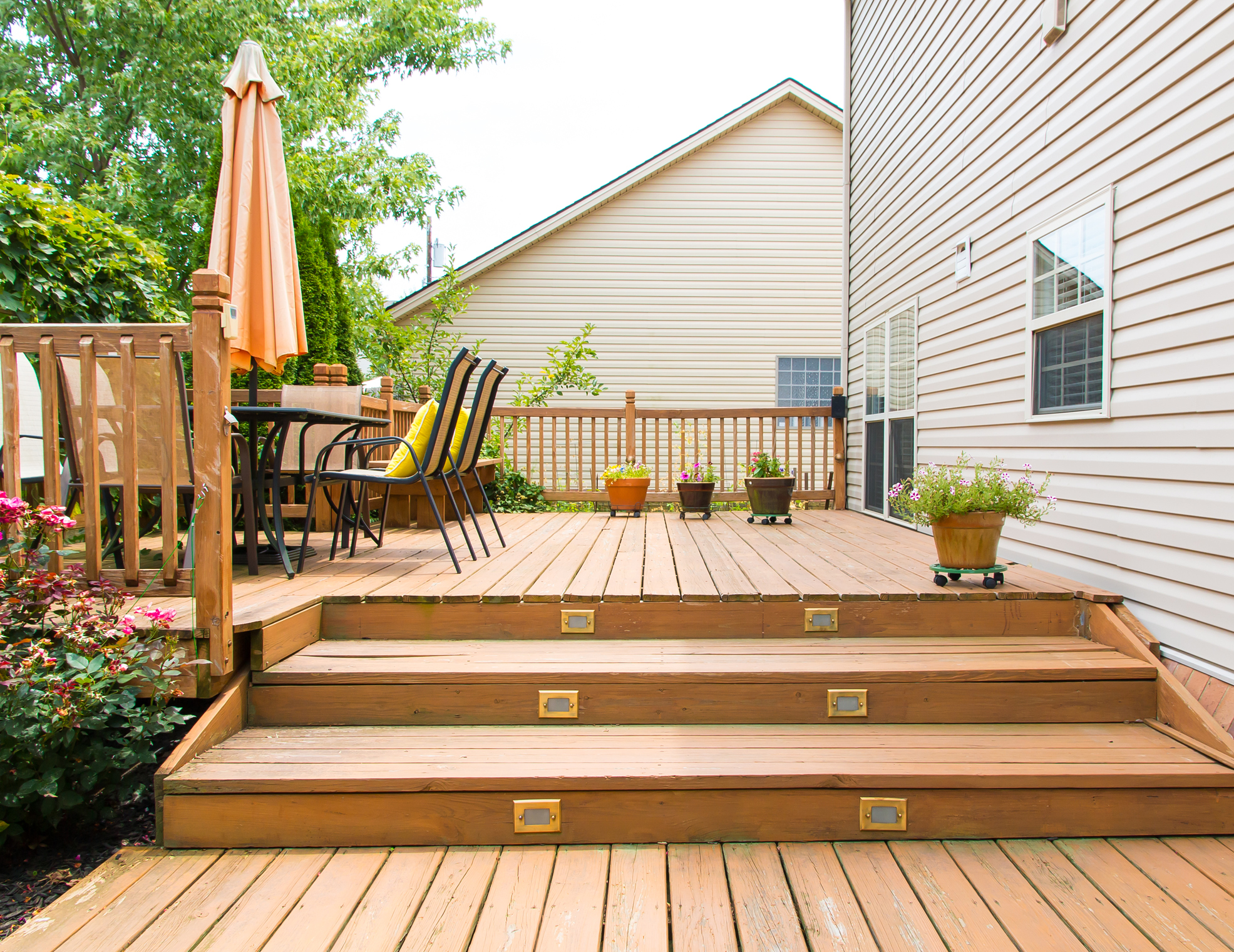 Deck Installation Adding Steps To An Existing Deck Albaugh Sons